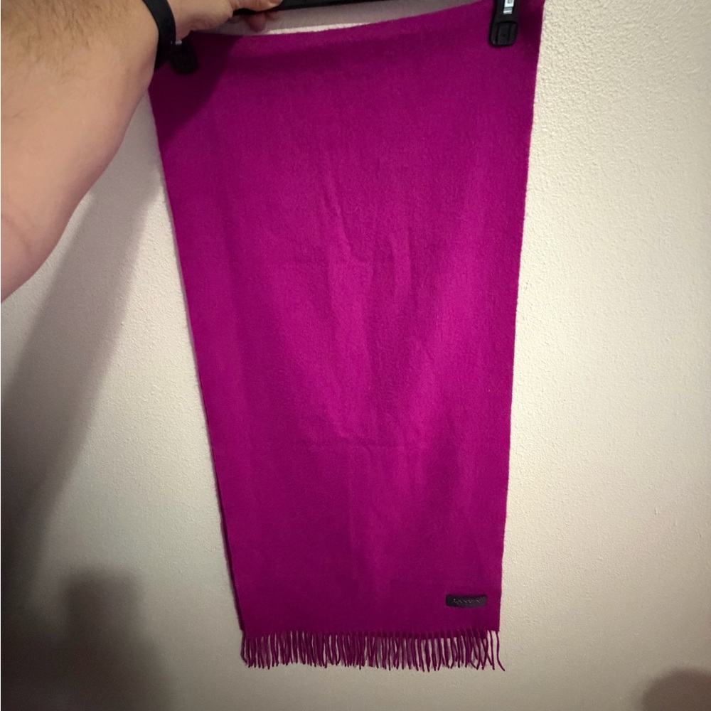 Lanvin Vibrant Pink Scarf - Chic Women's scarf - Picture 3 of 4